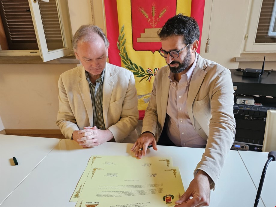 Cooperation agreement between Snorrastofa and an Italian medieval town