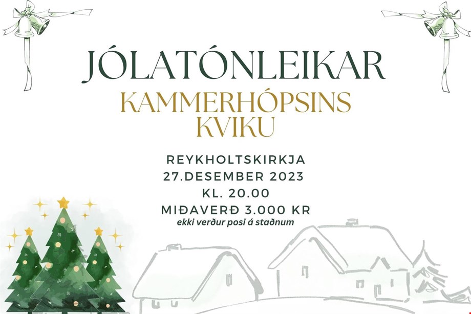 Jólatónleikar Kammerhópsins Kviku