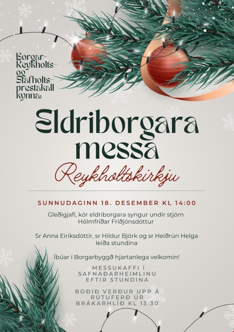 Eldriborgara messa Reykholtskirkju