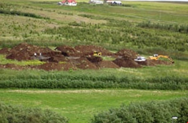 Mikið um framkvæmdir í Reykholti
