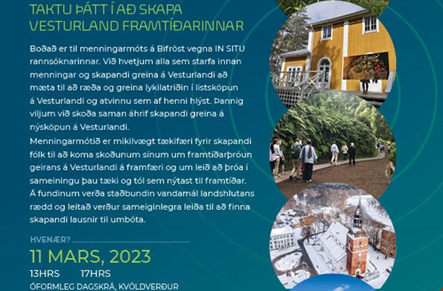 Menningarmót á Bifröst 11.mars