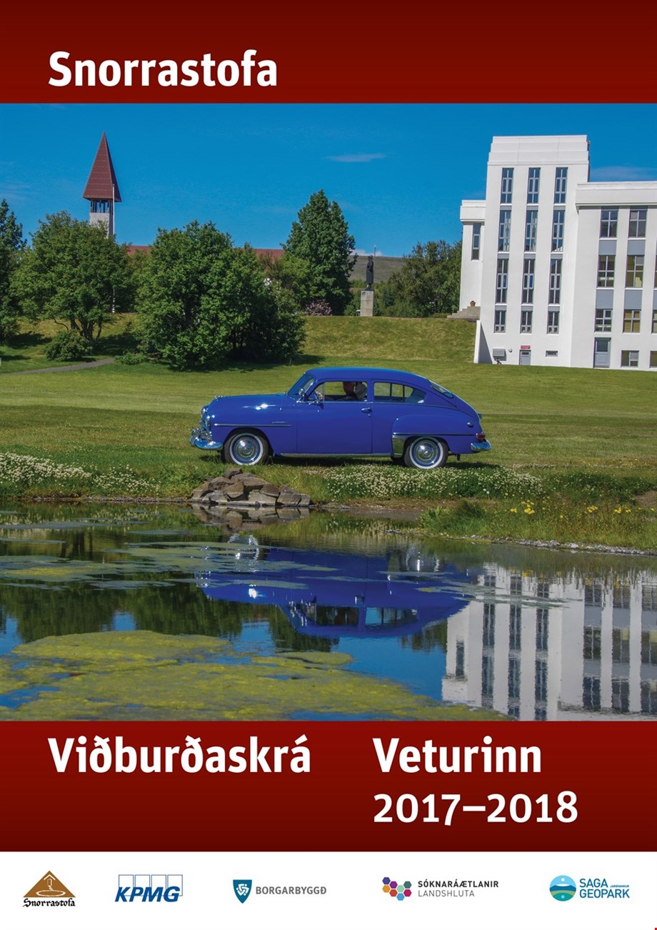 Viðburðaskrá veturinn 2017-2018 komin út