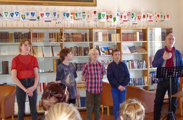 Upplestrarkeppni haldin í bókhlöðunni